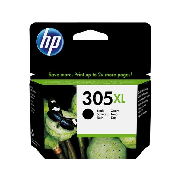 Original HP 305KXL (3YM62AE) tinta negro alta capacidad