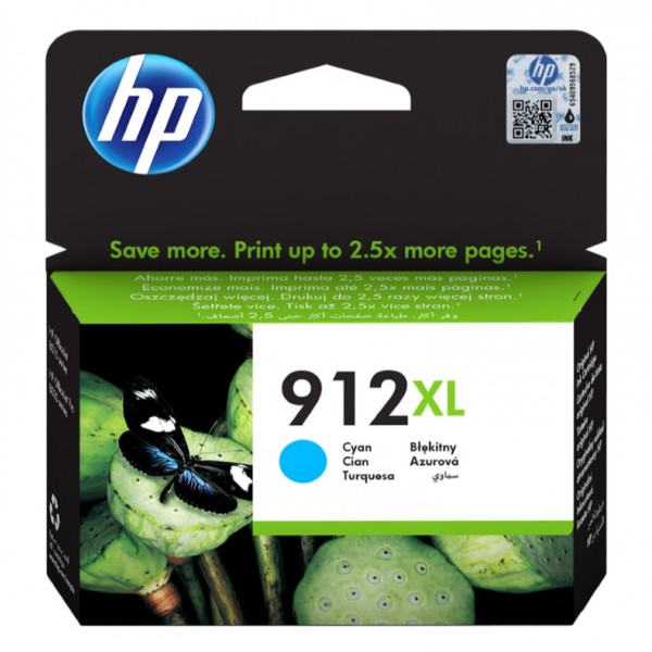 --Bajo Pedido-- Original HP 912CXL (3YL81AE) tinta cian alta capacidad